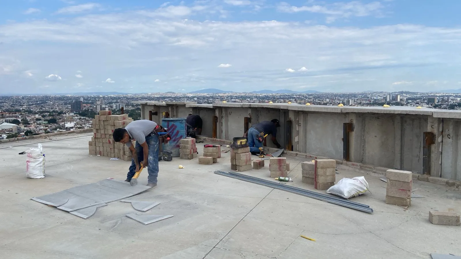 Trabajo de albañilería, proyecto 4